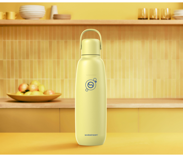 SodaStream Butelka termiczna Fizz&Go w kolorze żółtym 0,9l - 1533420 - zdjęcie 2